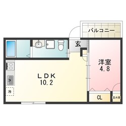 ＦmaisonLOREⅤ番館の物件間取画像